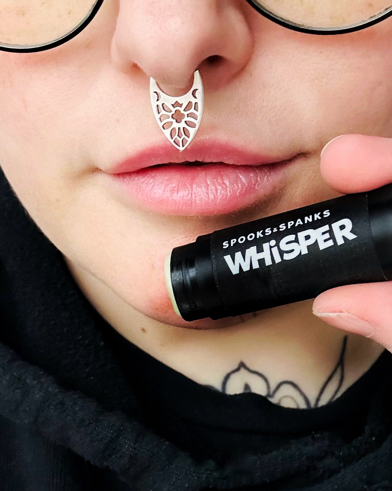 Whisper unflavoured lip balm