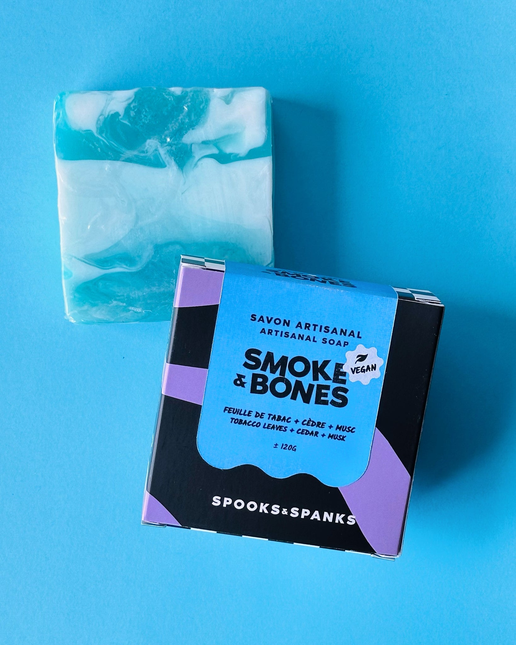 Smoke & Bones Soap Bar - Tobacco leaves + cedar + musk