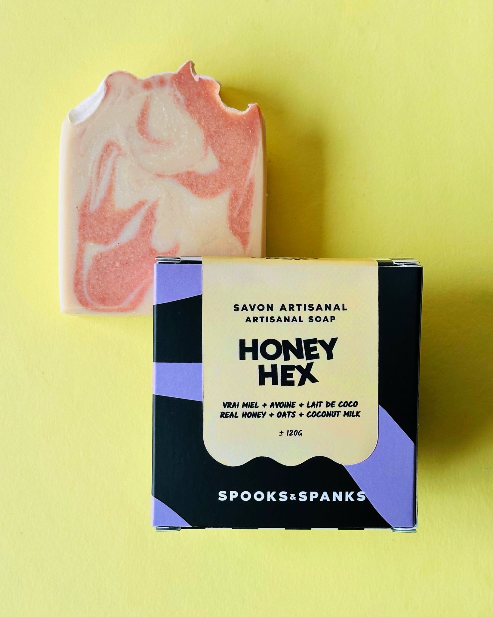 Honey Hex - Real honey + coconut milk + oat Soap Bar