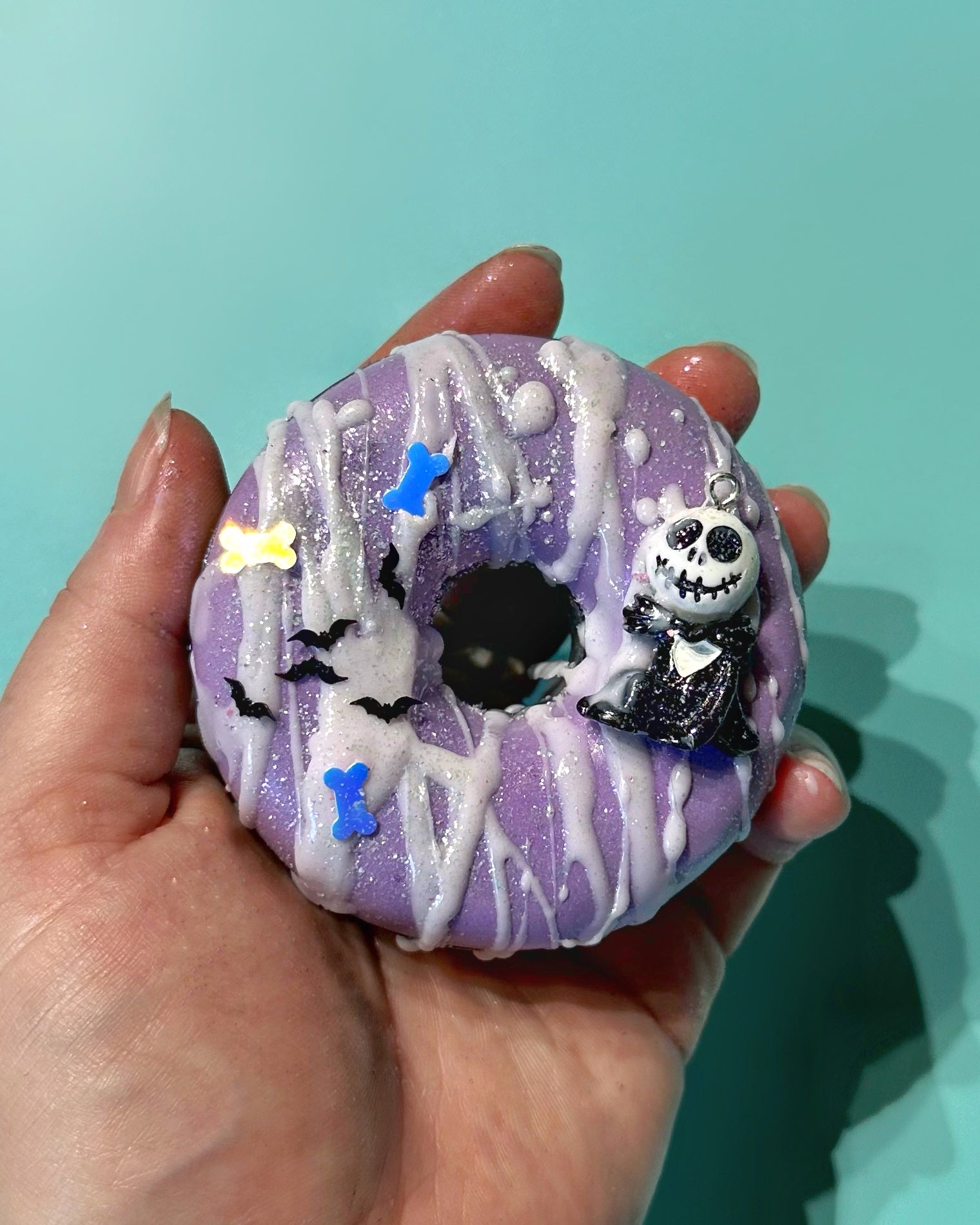 Ghostlike Charm Doughnut Soap - Black Raspberry + Vanilla