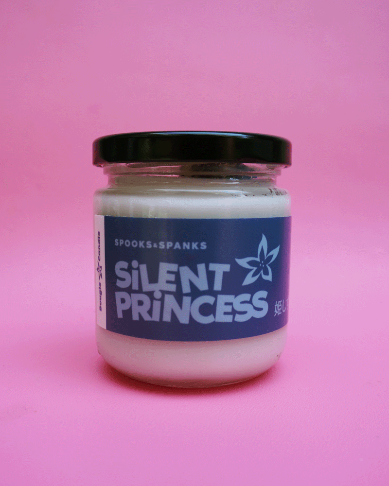 Silent Princess Charmed Candle - Iris + Amber