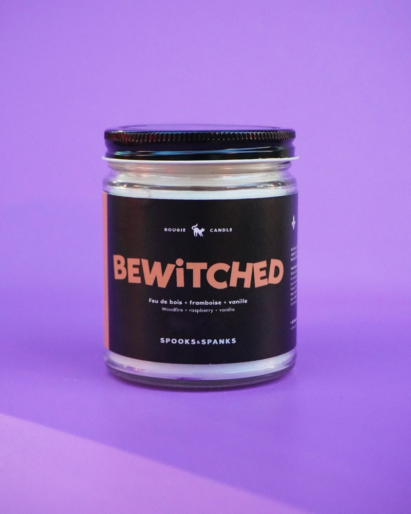 Bougie Bewitched - Woodfire + Framboise + Vanille