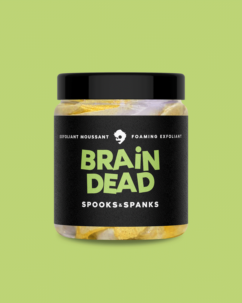 Brain Dead Foaming Exfoliant - Hibiscus + raspberry lemonade