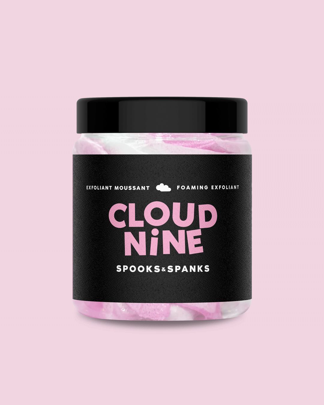 Cloud Nine peach candy foaming scrub