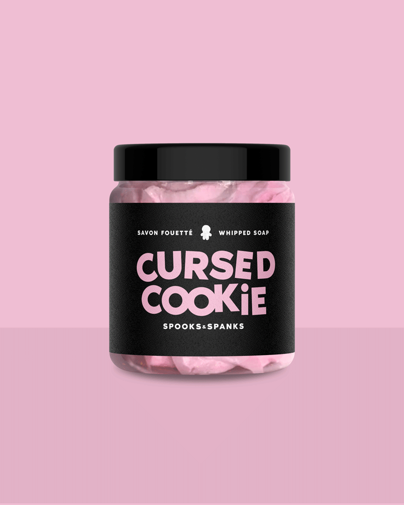 Cursed Cookie Whipped soap - Sweet almond + vanilla + sugarcane