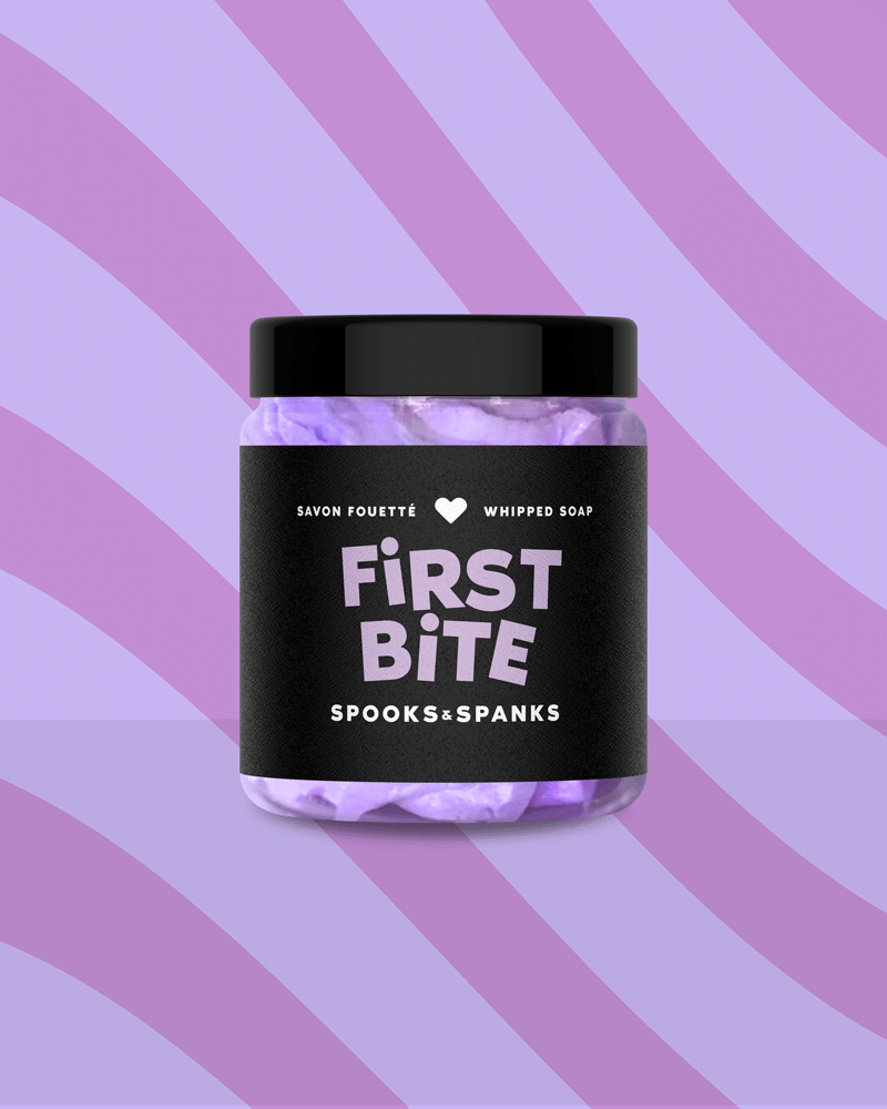 First Bite Black Cherry + Vanilla Whipped Soap