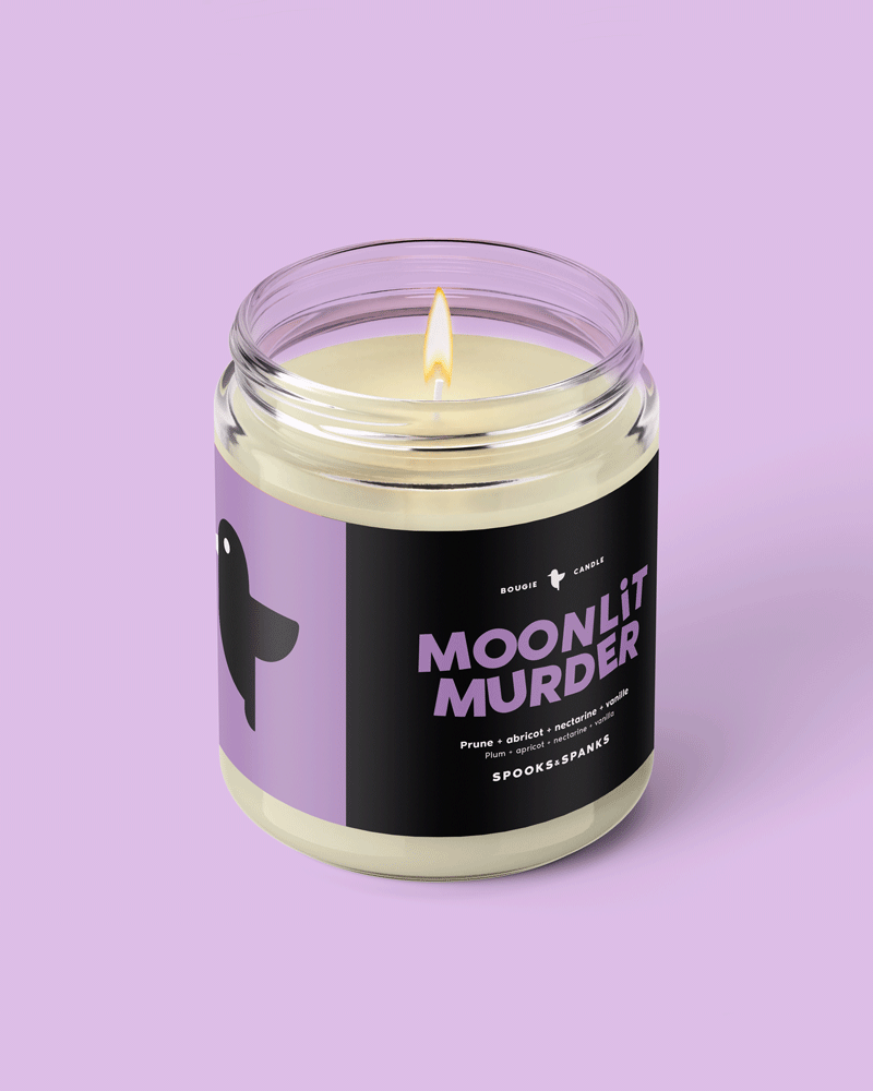 Moonlit Murder Candle - Plum + Apricot + Nectarine + Vanilla