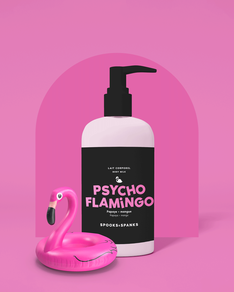 Lait Corporel Psycho Flamingo - mangue + papaye