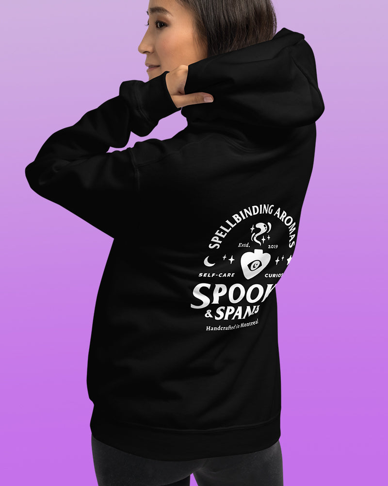 Spellbinding Aromas embroidered + printed hoodie