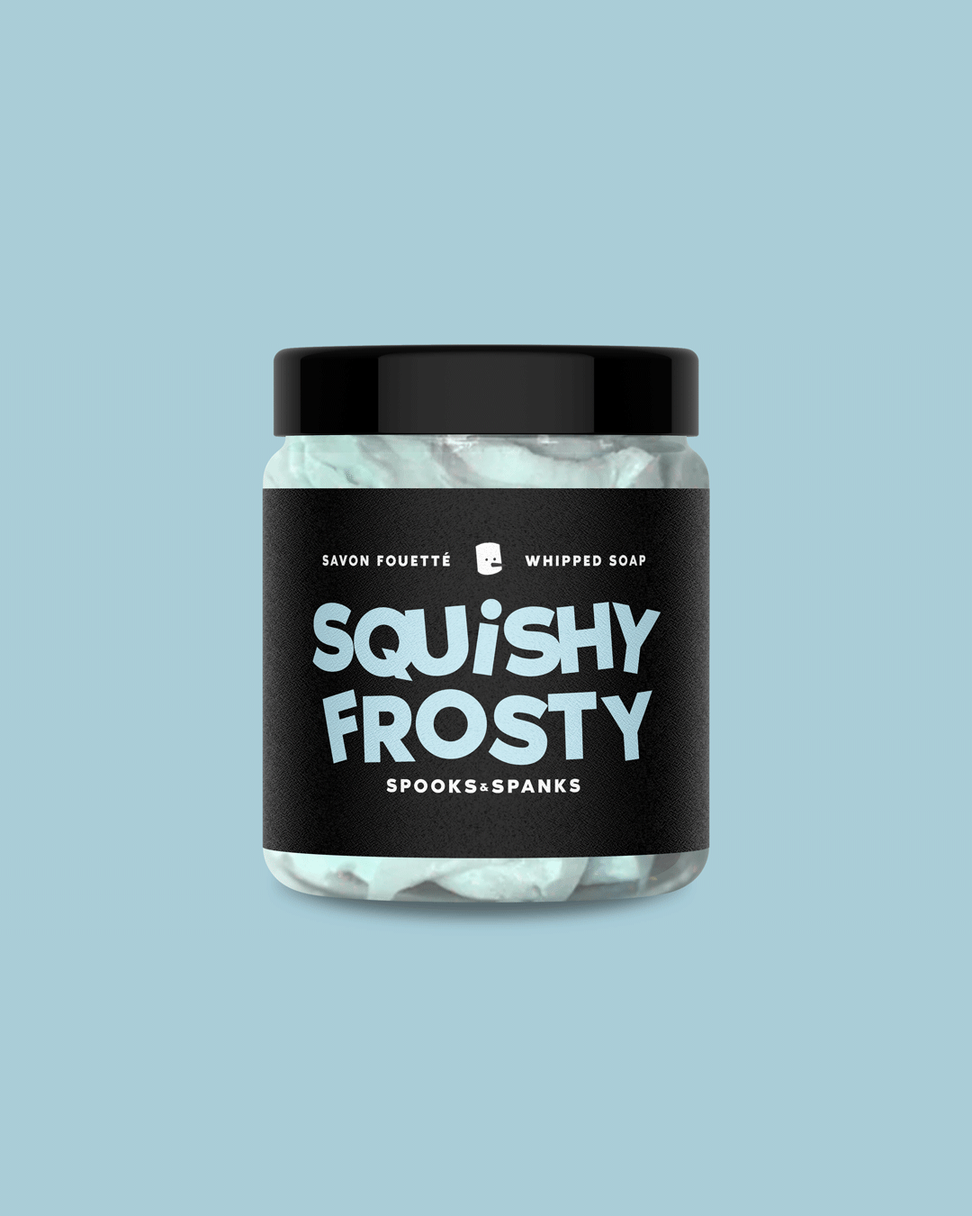 Squishy Frosty mint + marshmallow whipped soap