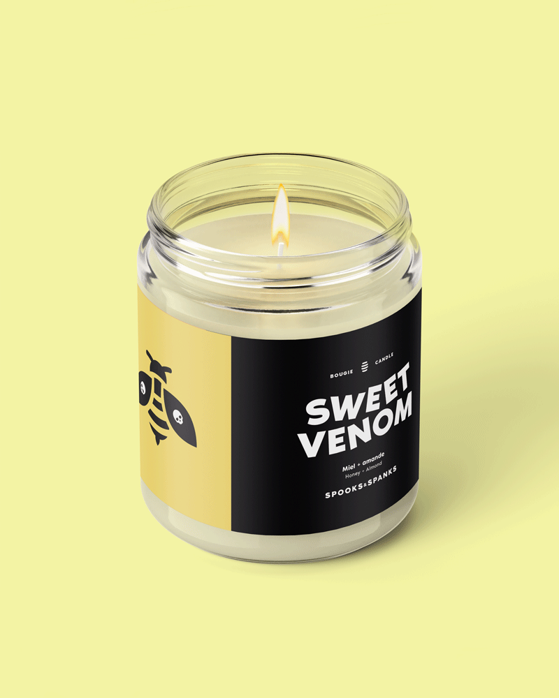 Sweet Venom Honey + Almond Candle