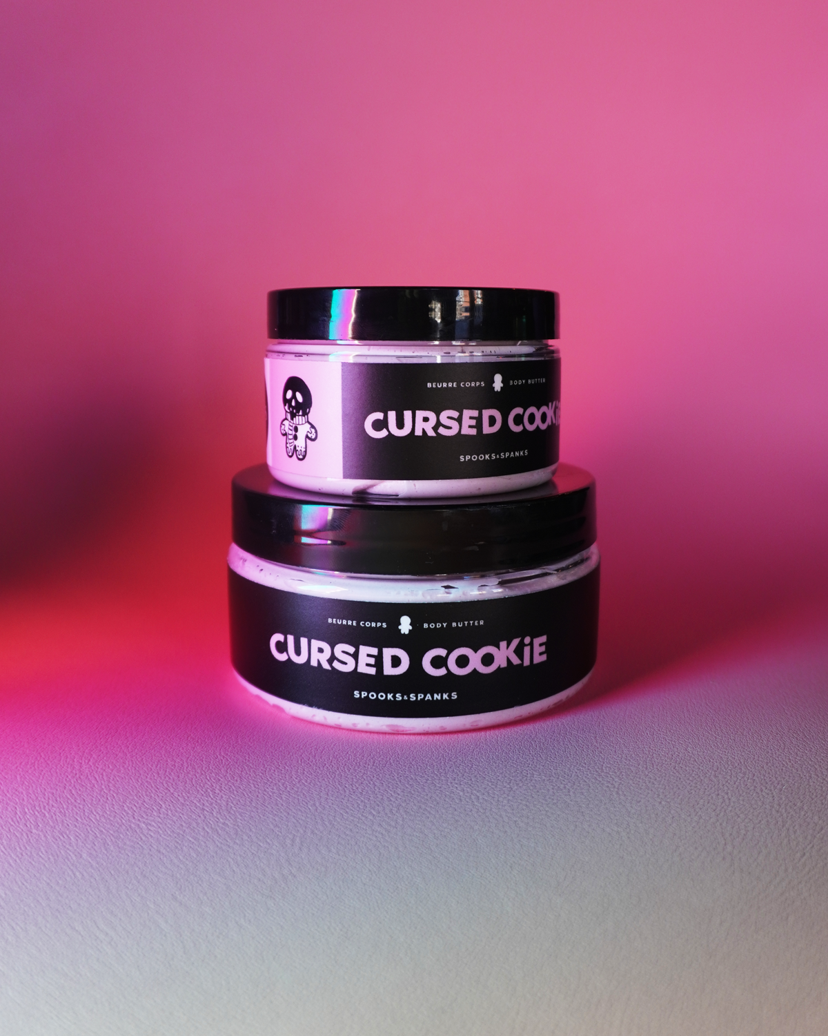 Cursed Cookie  Body Butter - sweet almond + creamy vanilla + sugarcane