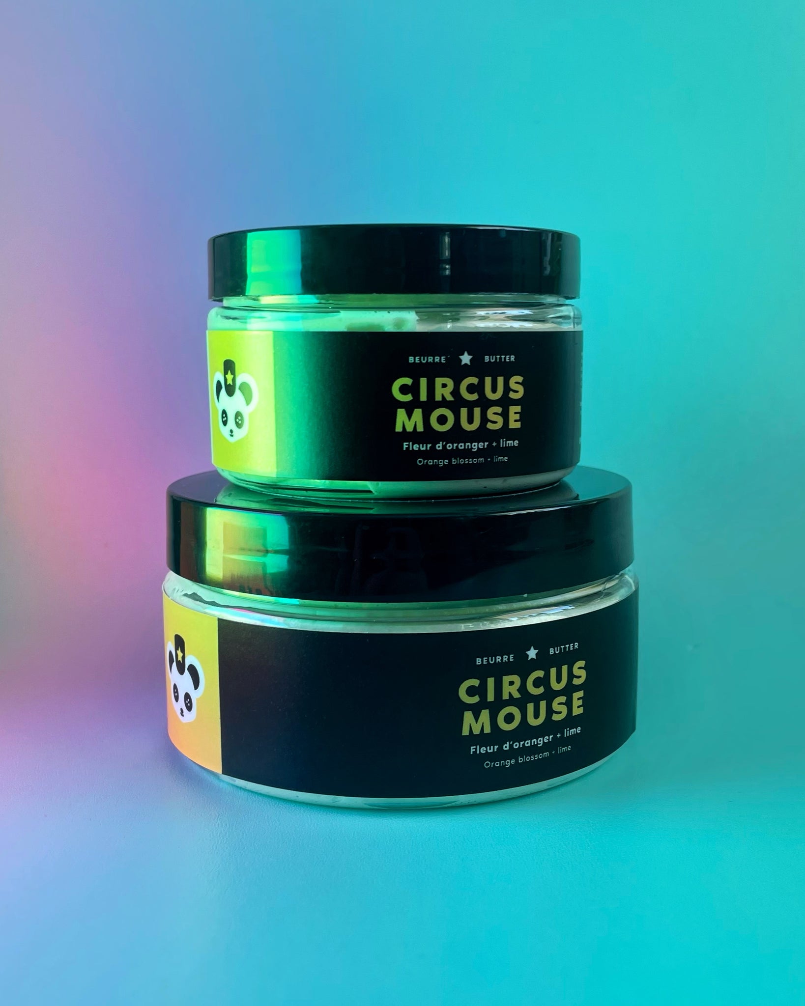 Beurre corporel Circus Mouse Fleur d'Oranger + Lime